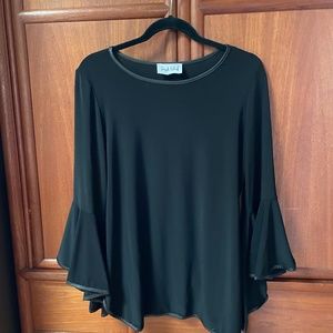Joseph Ribkoff black 3/4 sleeve shirt